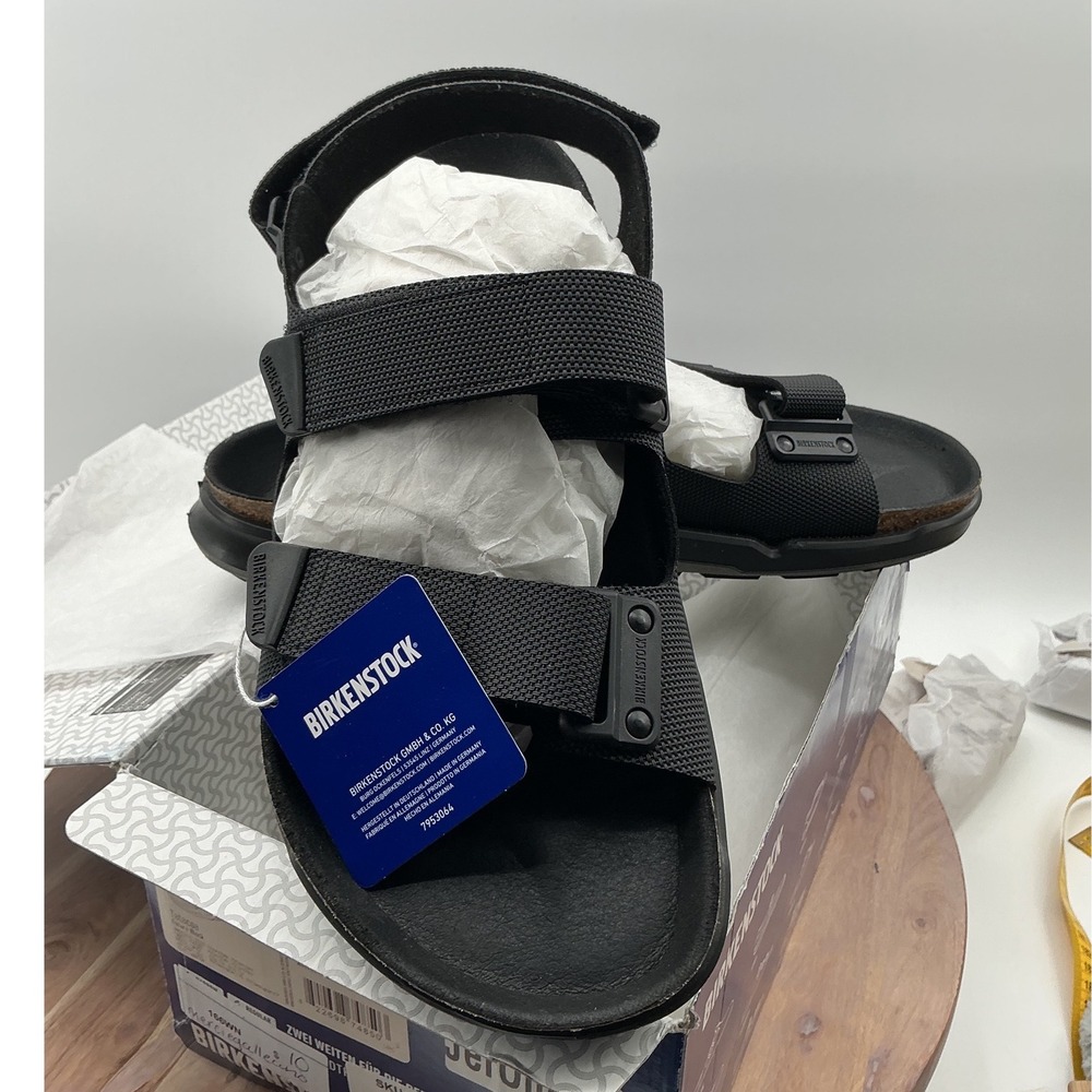 Birkenstock Tatacoa Black Mens Sandals 46 M13 Birko-Flor Futura 1019200 NIB